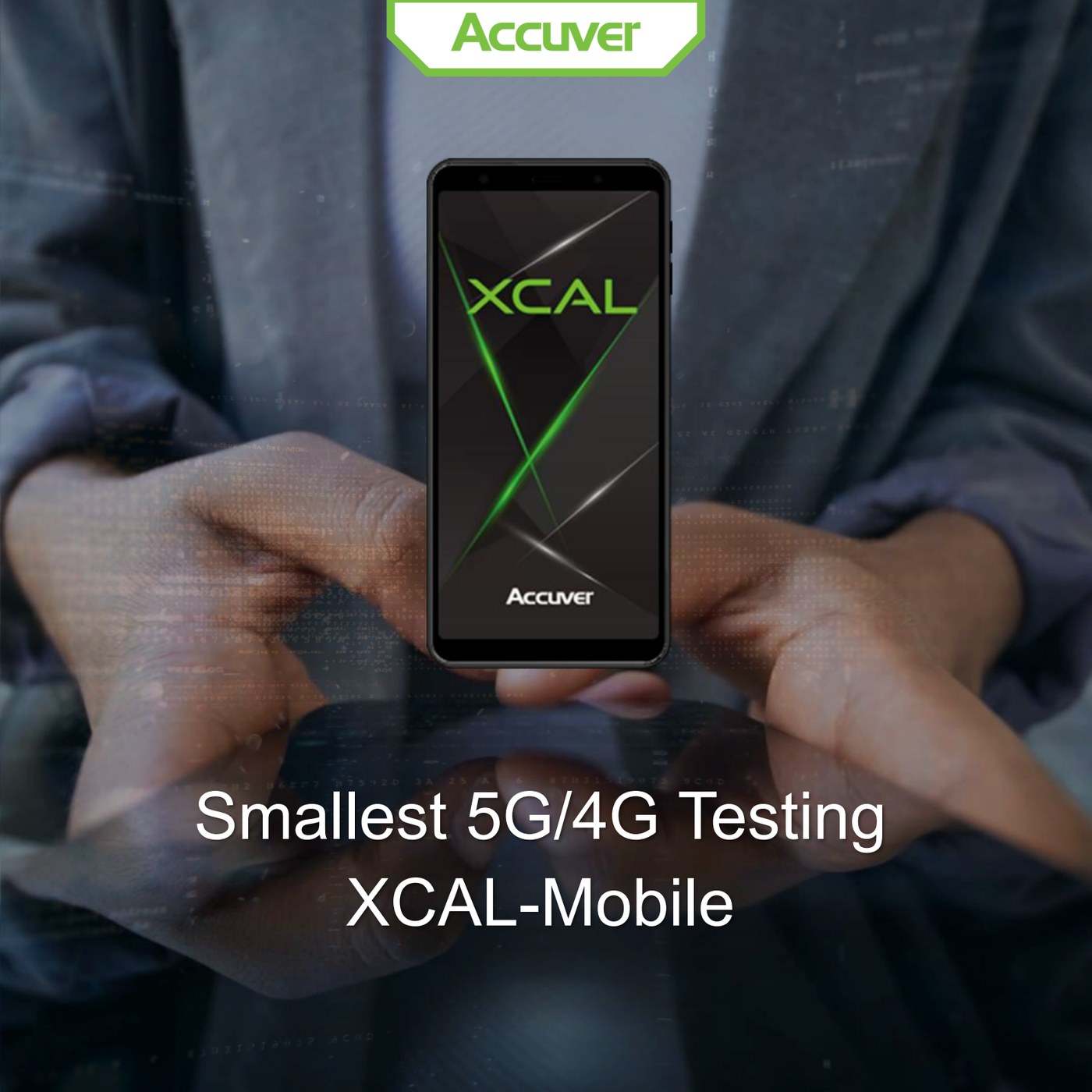 Mobile network testing doesn’t always need complex hardware. XCAL-Mobile turns your everyd slide 1