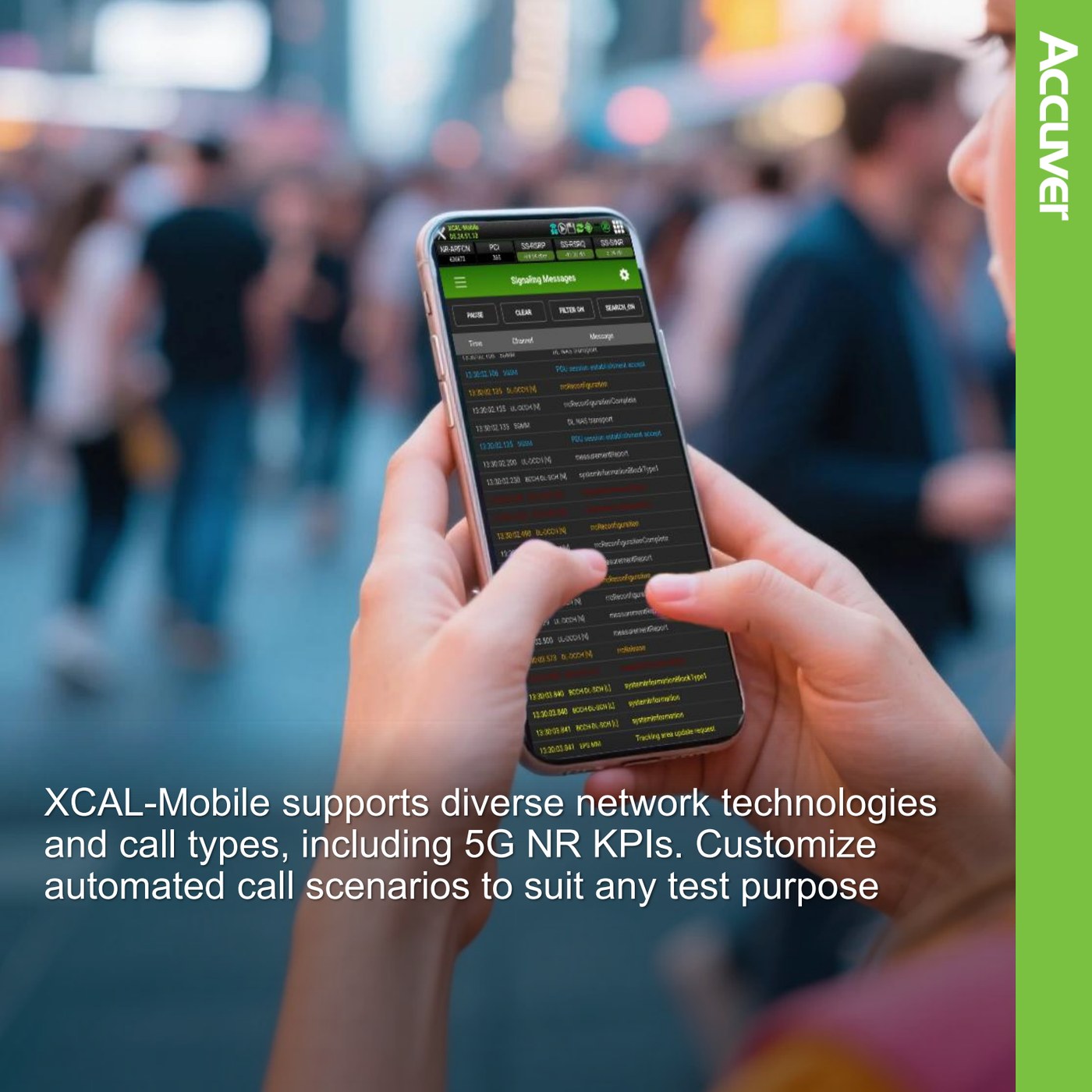 Mobile network testing doesn’t always need complex hardware. XCAL-Mobile turns your everyd slide 5
