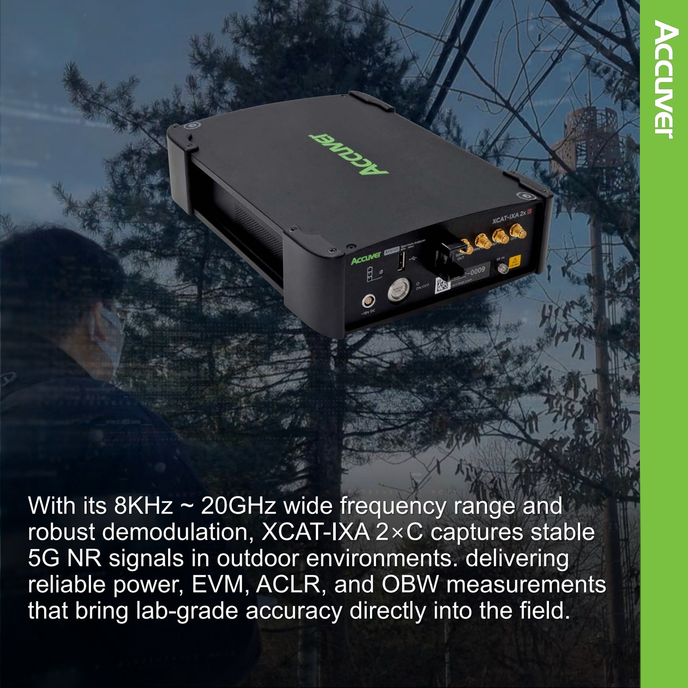 Ensuring 5G performance in the field requires tools that are accurate, fast, and easy to h slide 3