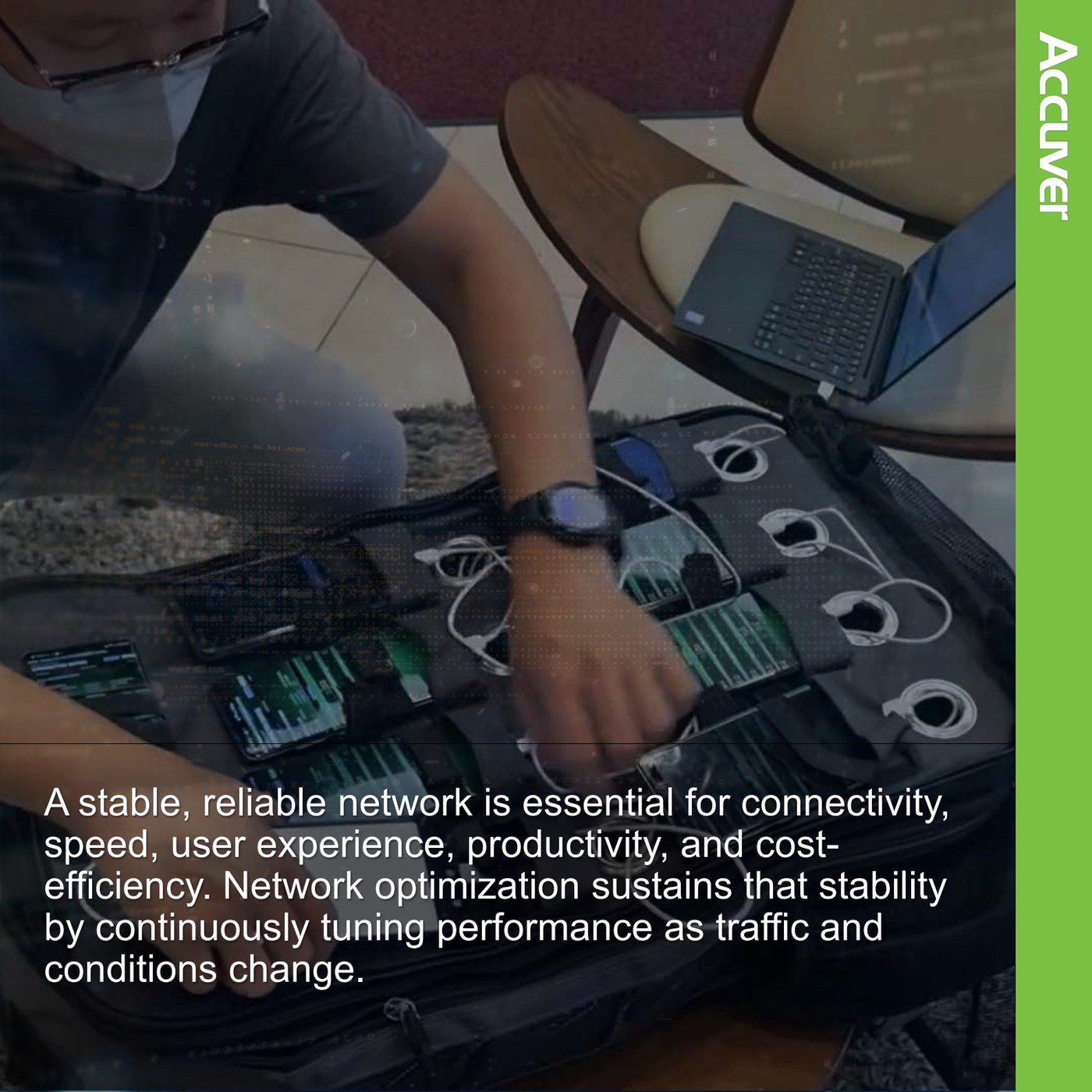 Network stability isn’t a nice-to-have. It’s the baseline. Network Optimization is how you slide 2