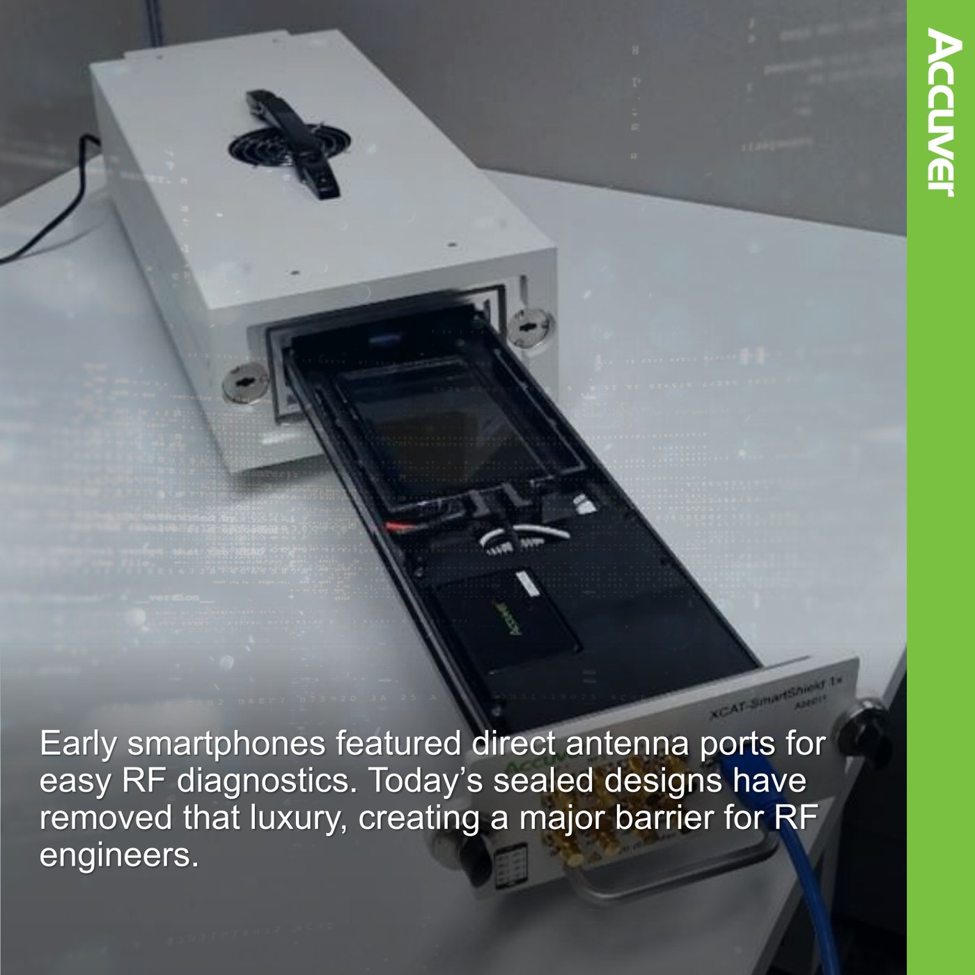 Modern smartphones are sleeker than ever, but sealed designs make traditional RF testing a slide 2
