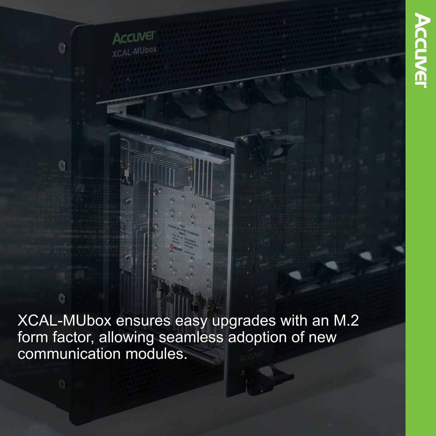 XCAL-MUbox is a scalable multi-UE traffic generator for LTE/5G base station load and stres slide 6