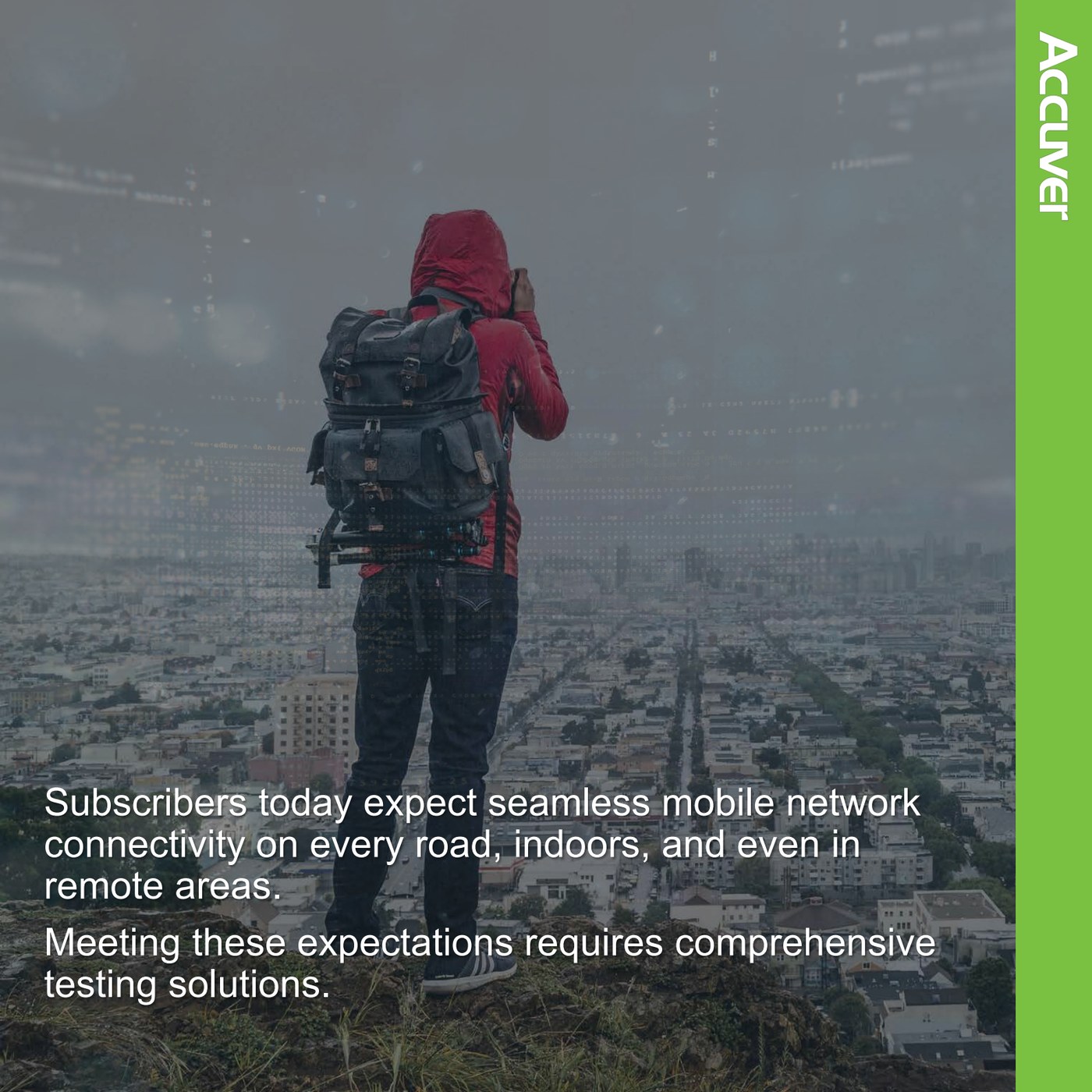 Ensuring top-tier QoS and QoE requires precise testing in real-world environments. XCAL-So slide 3