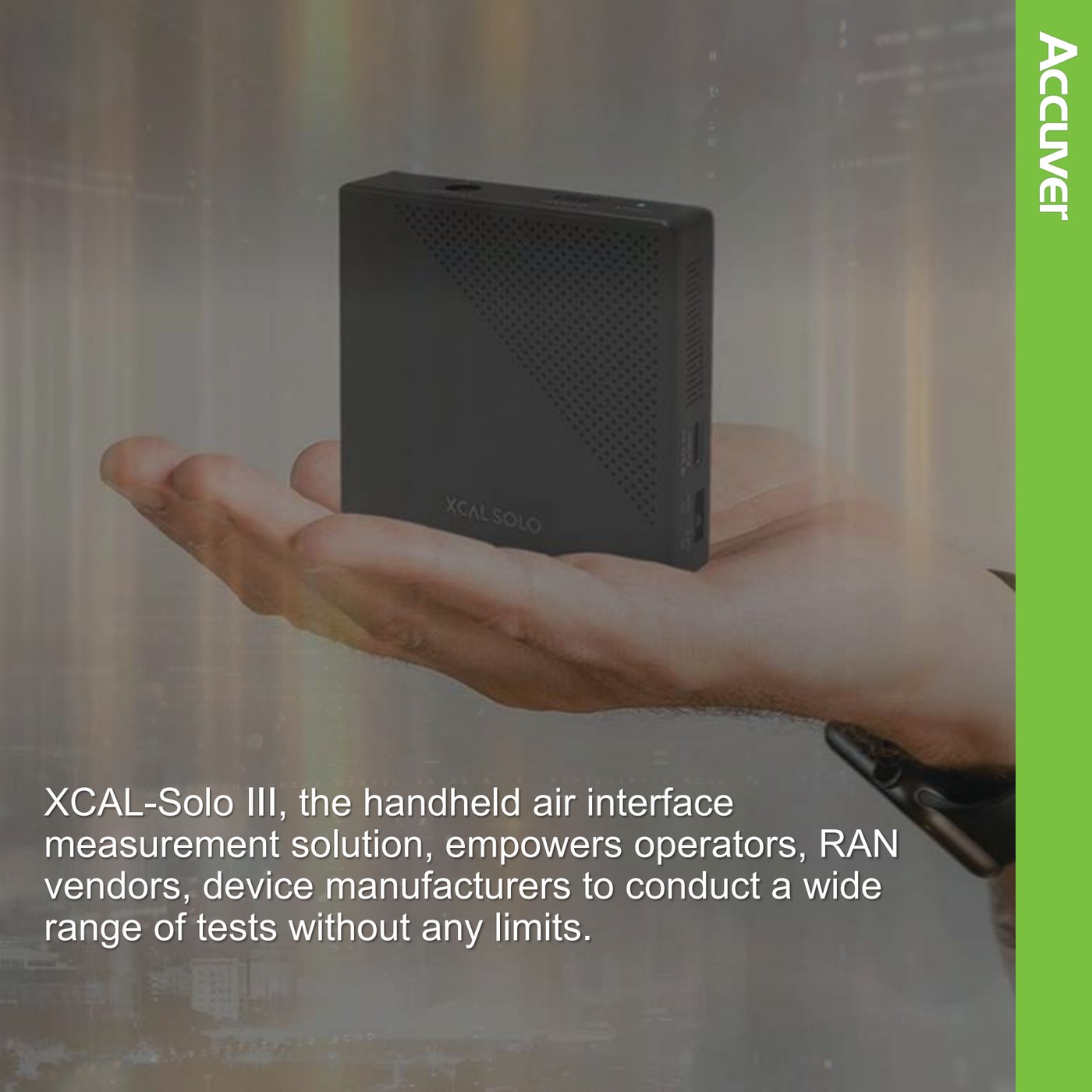 Ensuring top-tier QoS and QoE requires precise testing in real-world environments. XCAL-So slide 5
