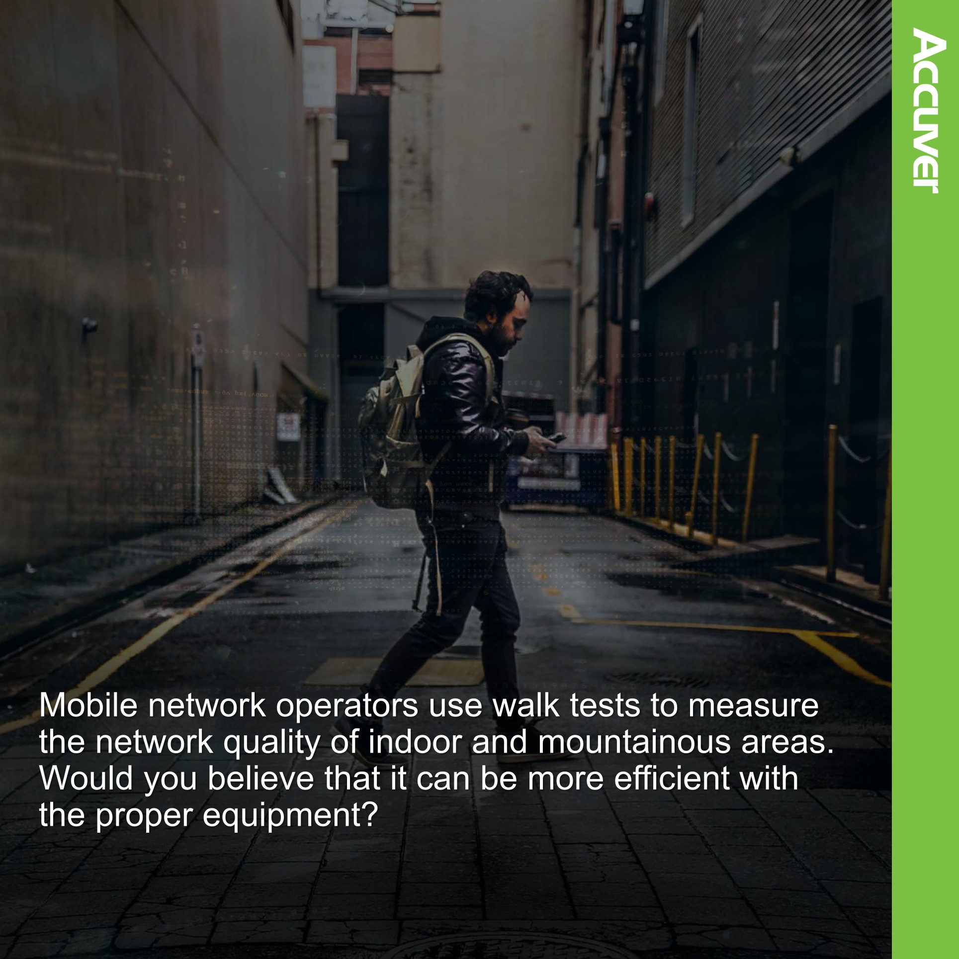 🚶 Network testing should not stop where vehicles cannot go. image 2