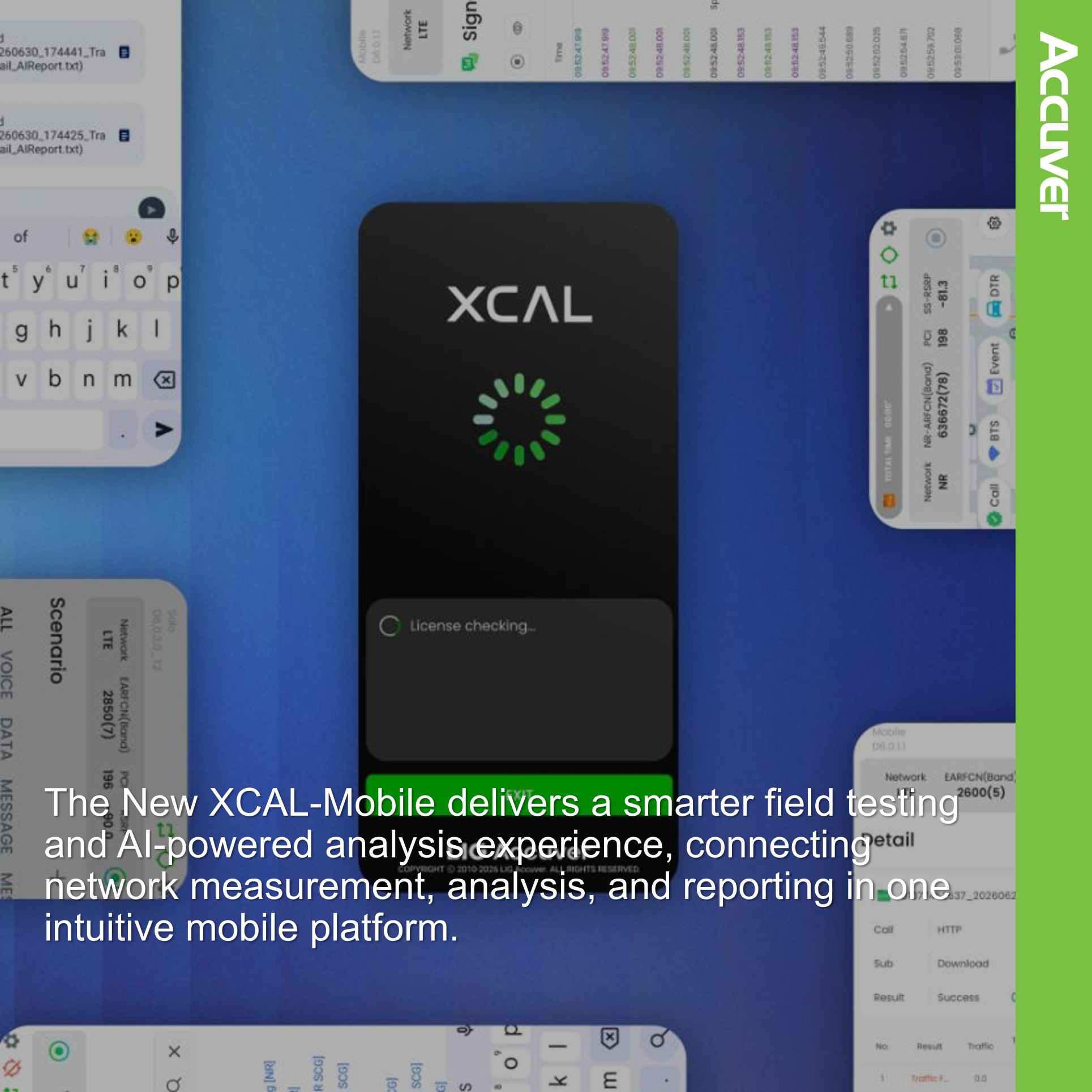 📱The New XCAL-Mobile brings network measurement, analysis, and reporting together in one intuitive mobile platform. image 2
