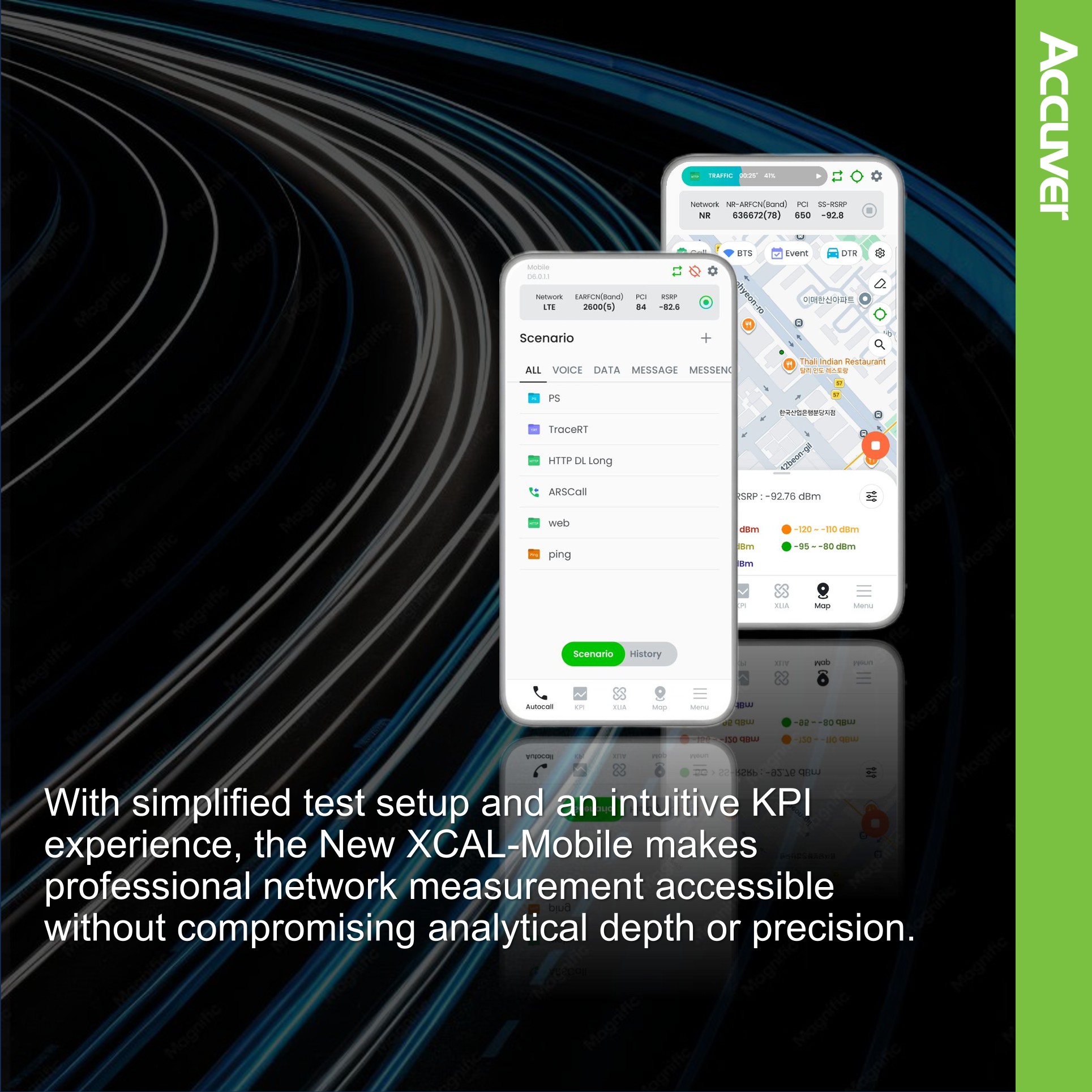 📱The New XCAL-Mobile brings network measurement, analysis, and reporting together in one intuitive mobile platform. image 3